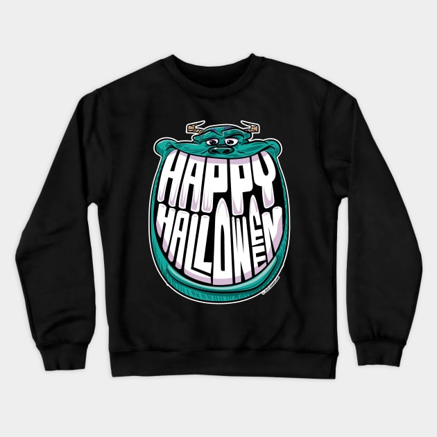 Happy Halloween from Sullivan Crewneck Sweatshirt by eShirtLabs